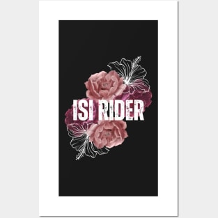 Isi Rider Retro Flower Posters and Art